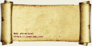 Josif Bakić vizit kartica